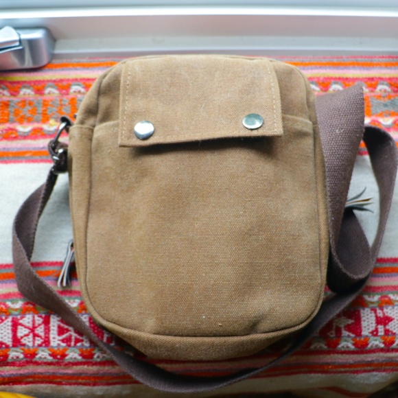 Mini Canvas Crossbody Bag - Picture 5 of 10